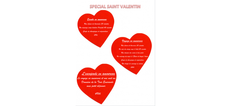 Offre Saint Valentin
